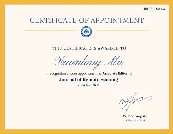 A certificate of appointment with a yellow borderDescription automatically generated